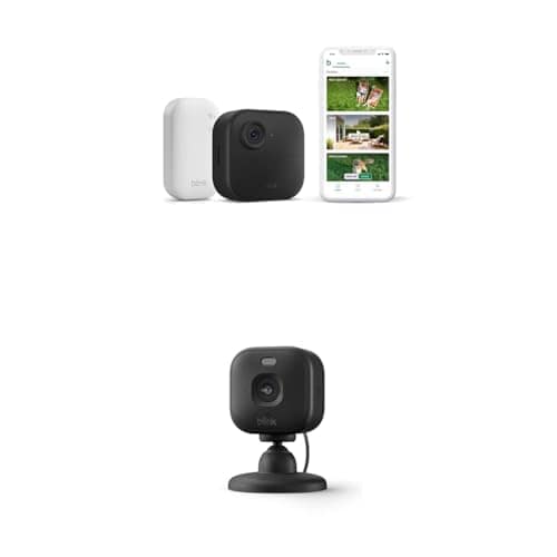 Blink - 2 Telecamere di Sorveglianza compatibili con Alexa Modulo di Sincronizzazione