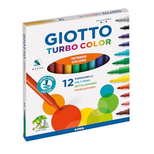 Giotto-Turbo-Color-12-Pennarelli-Assortiti