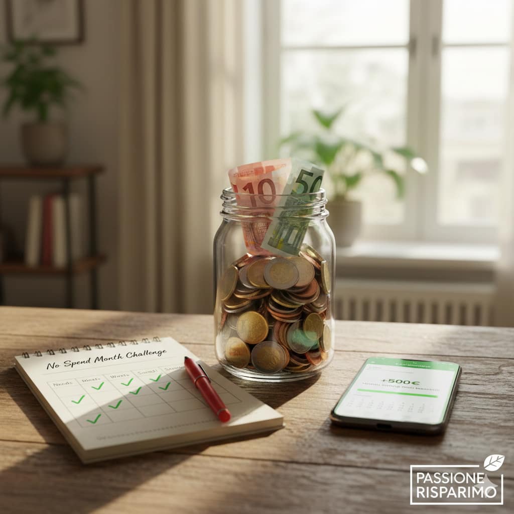 La Sfida del “No Spend Month”: Come Risparmiare una Fortuna in soli 30 Giorni