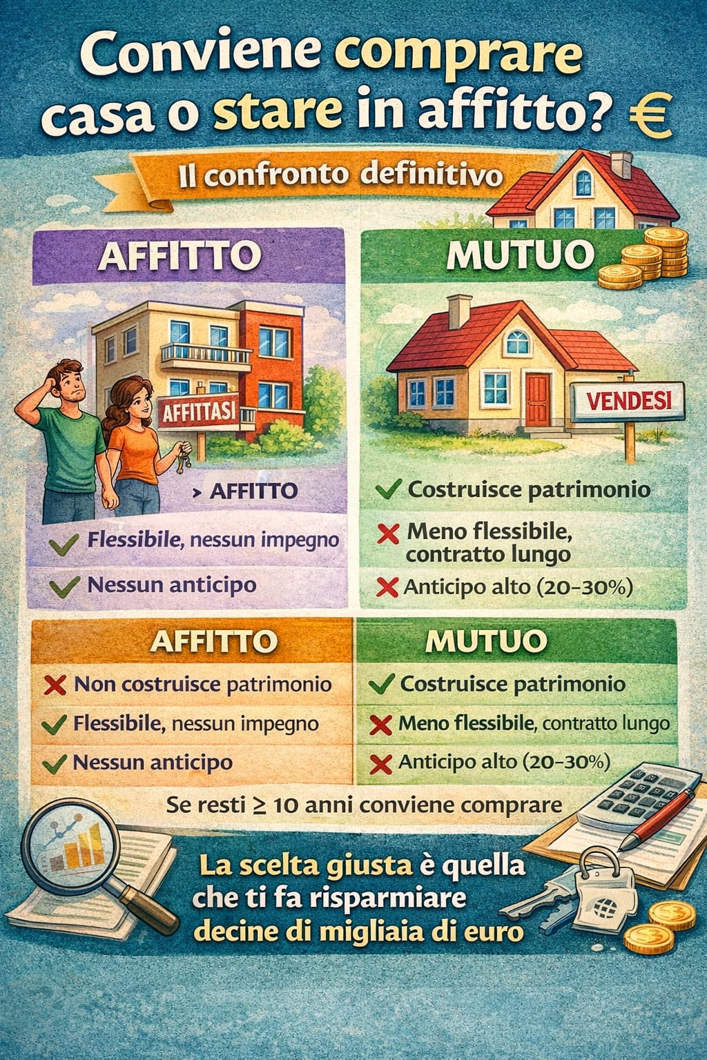 mutuo o affitto
