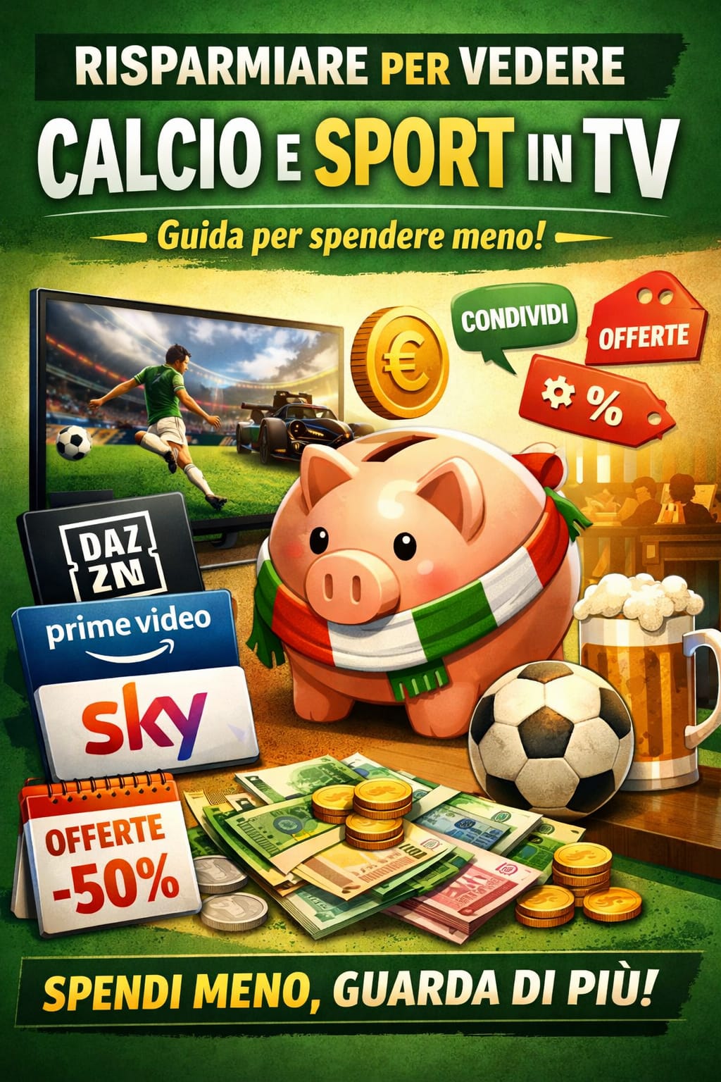 calcio in tv