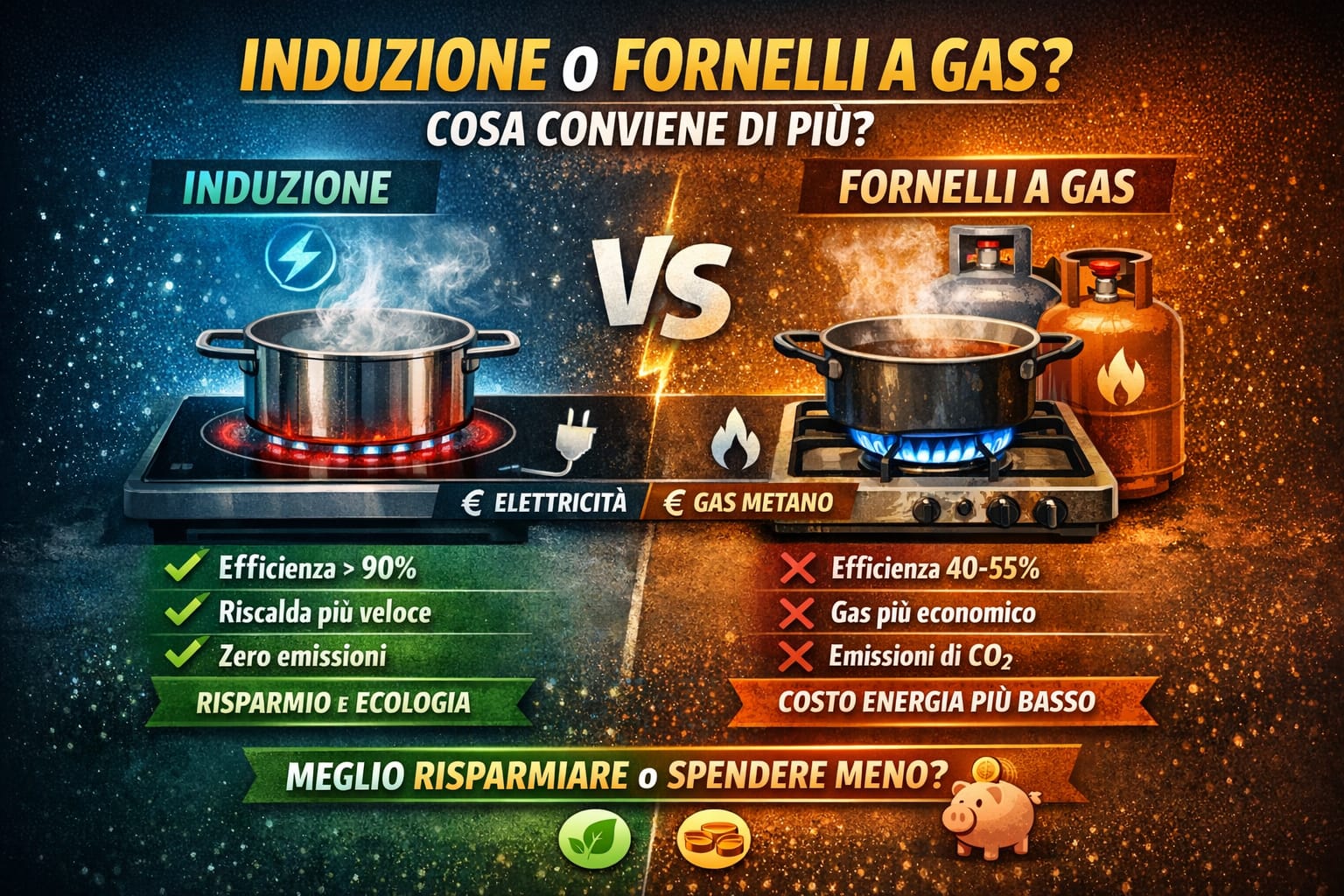 induzione o gas