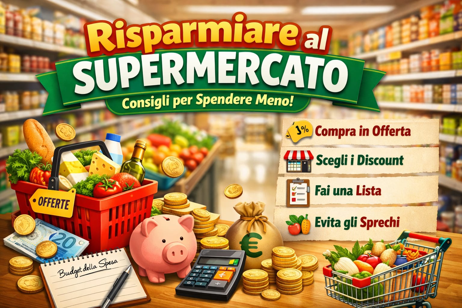 risparmiare al supermercato