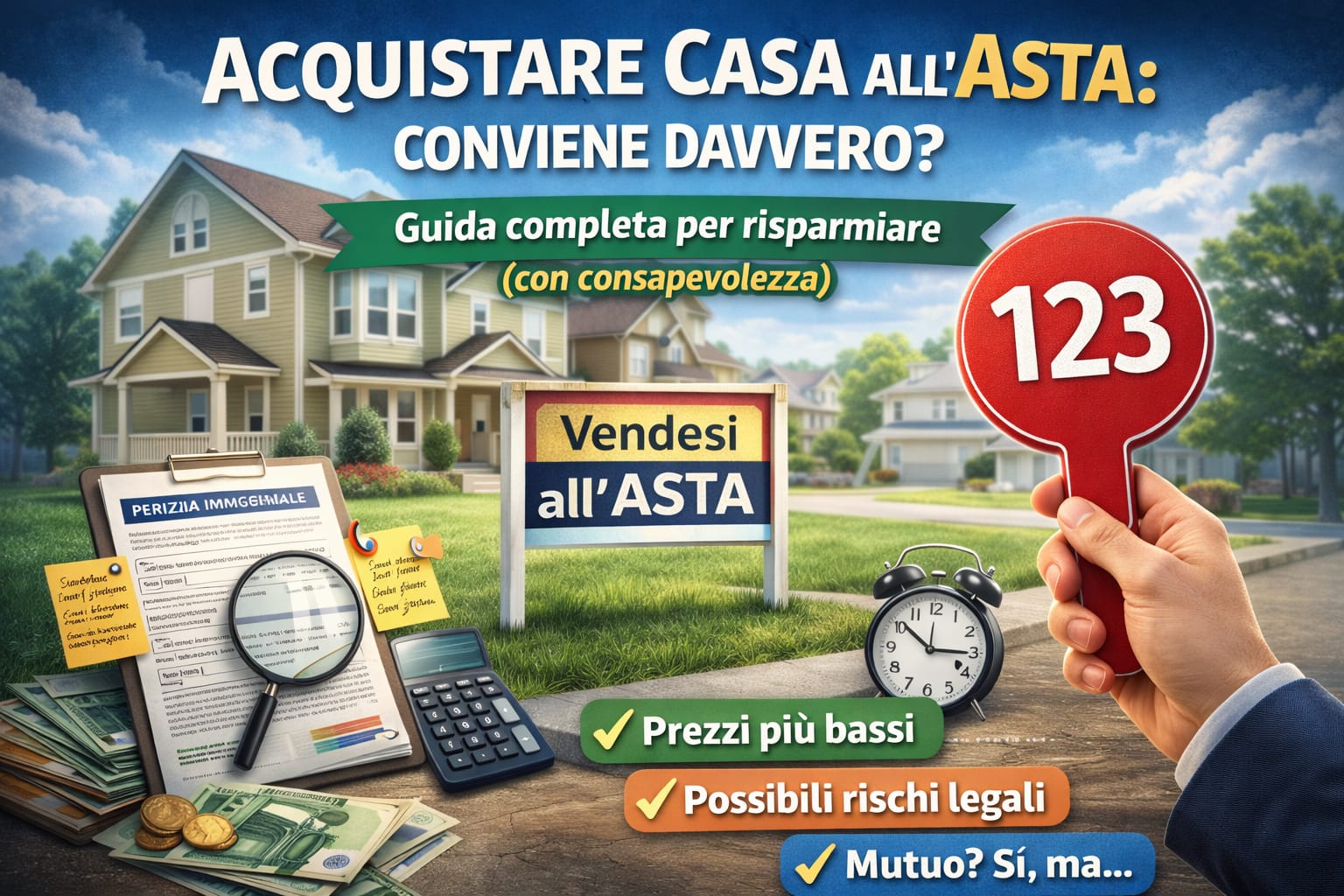 Acquistare casa all’asta: conviene davvero? Guida completa per risparmiare (con consapevolezza)