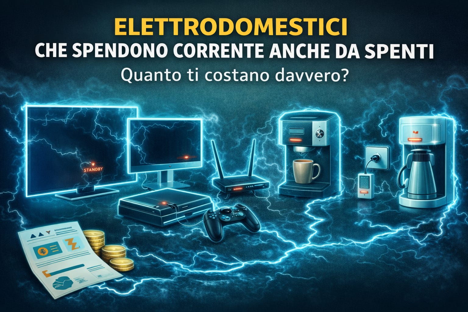 Elettrodomestici che consumano corrente anche da spenti: quanto ti costano davvero?