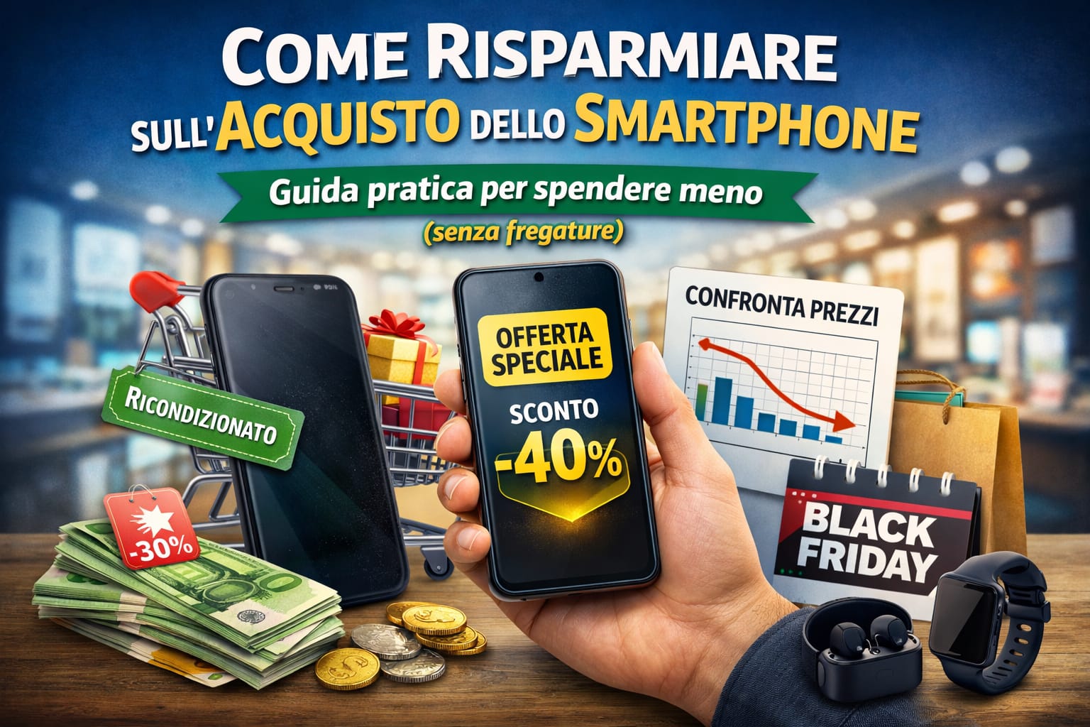 Come risparmiare sull’acquisto dello smartphone: guida pratica per spendere meno (senza fregature)
