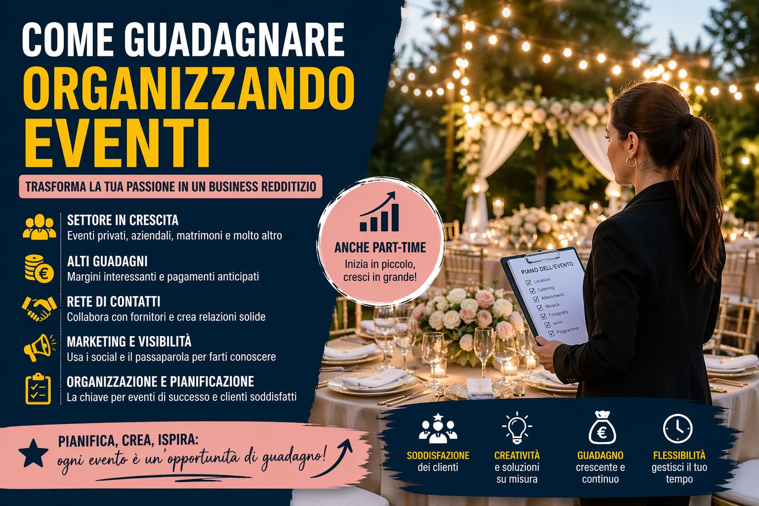 organizzare eventi