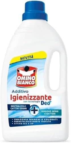 PRIME DAY Omino Bianco - Additivo Igienizzante Liquido per Bucato - 900ml